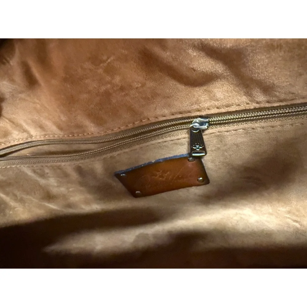 Patricia Nash TWEMANDIA Leather Satchel PURSE W/ EXTRAS, SCARF,  RETIRED NEW